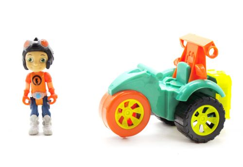 Герой "Расти Механік" Ліам на трициклі