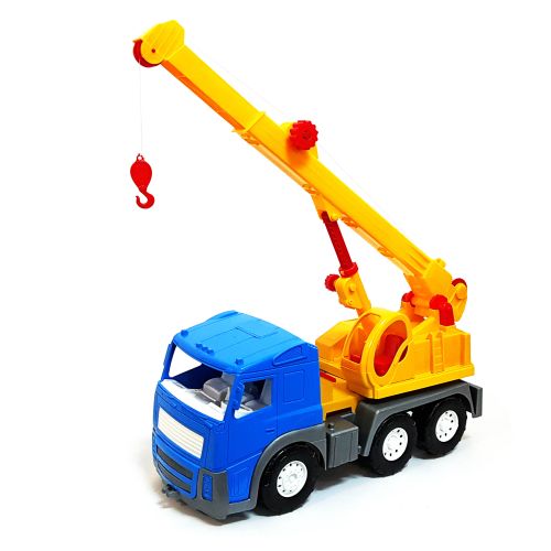 Машинка "Автокран Акрос" (синя)